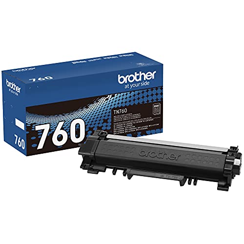 Brother Genuine Cartridge TN760 High Yield Black Toner,1 Pack