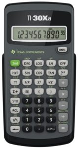 texas instruments ti-30xa scientific calculator