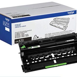 Brother Genuine-Drum Unit, DR820, Seamless Integration, Yields Up to 30,000 Pages, Black