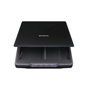 epson perfection v39 color photo & document scanner with scan-to-cloud & 4800 optical resolution, black