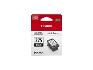 canon pg-275 black ink tank, compatible to pixma ts3520, ts3522 and tr4720 printers
