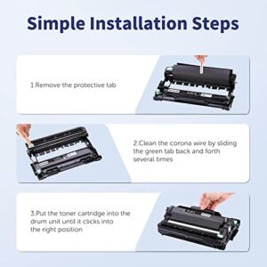 MCYCOLOR DR730 Drum Unit Compatible Replacement for Brother DR-730 DR 730 to Use with MFC-L2710DW MFC-L2750DW HL-L2395DW HL-L2370DW HL-L2350DW HL-L2390DW DCP-L2550DW Printer (2 Pack, NOT Toner)