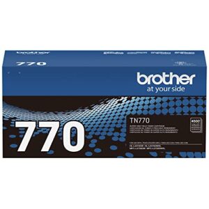 Brother TN-770 HL-L2370DW L2370DWXL MFC-L2750DW L2750DWXL Toner Cartridge (Black) in Retail Packaging