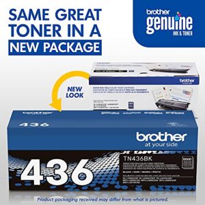 Brother TN436BK Super High Yield Toner-Retail Packaging , Black