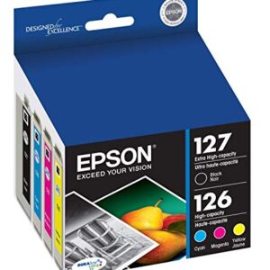 Epson T127120-BCS DURABrite Ultra Black & Color Combo Pack Extra High Capacity - -Cartridge - -Ink