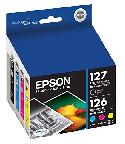 Epson T127120-BCS DURABrite Ultra Black & Color Combo Pack Extra High Capacity - -Cartridge - -Ink