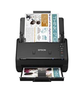 epson workforce es-500w ii wireless color duplex desktop document scanner for pc and mac, with auto document feeder (adf) and scan from smartphone or tablet
