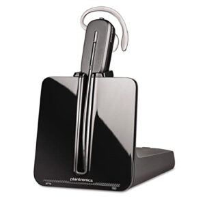 Plantronics - CS540 Wireless DECT Headset (Poly) - Single Ear (Mono) Convertible (3 Wearing Styles) - Connects to Desk Phone - Noise Canceling Microphone