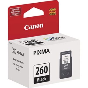 Canon PG-260 Black Ink Cartridge, Compatible to TR7020, TS6420, and TS5320