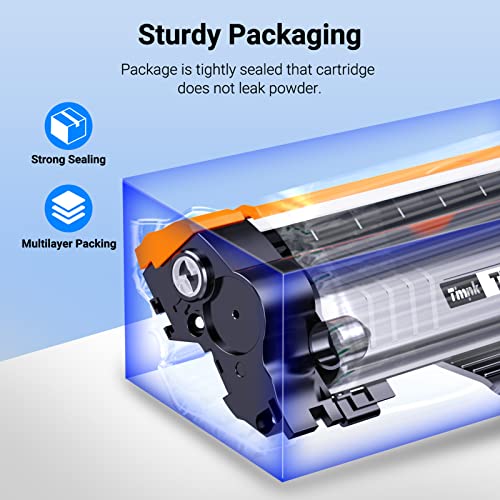 Timink TN760 2PK Replacement for Brother TN-760 TN730 High Yield Toner Cartridge, for MFC-2710DW HL-L2395DW DCP-L2550DW HL-L2370DW HL-L2690DW HL-L2390DW MFC-L2750DW (Black, 2 Pack)