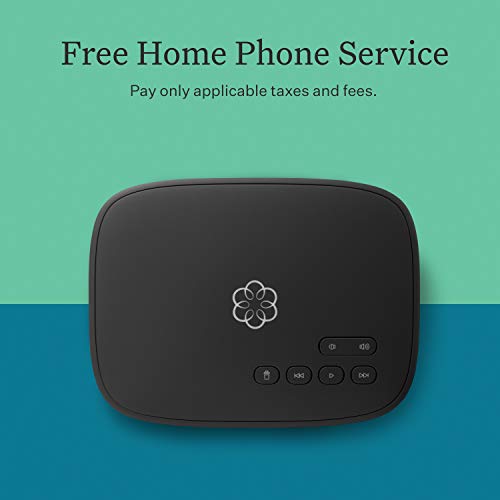 Ooma Telo VoIP Free Internet Home Phone Service with 3 HD3 Handsets. Affordable landline Replacement. Unlimited Nationwide Calling. Answering Machine. Option to Block robocalls.