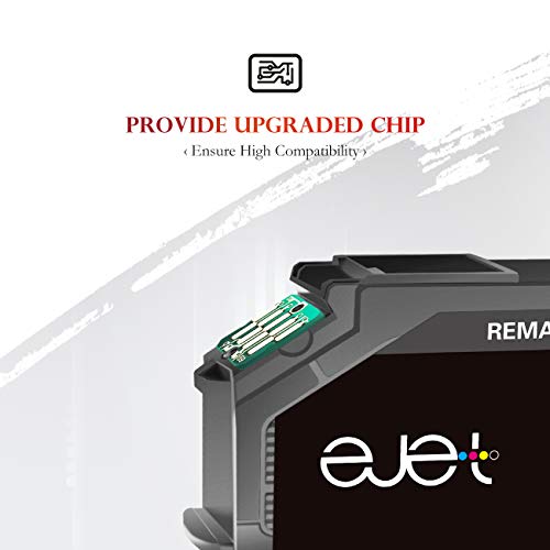 ejet T288 288XL Ink High Capacity Black & Color Cartridge Remanufactured Replacement for Epson 288 288XL Ink for Epson XP-440 XP-330 XP-340 XP-430 XP-434 XP-446(1 Black, 1 Cyan, 1 Magenta, 1 Yellow)