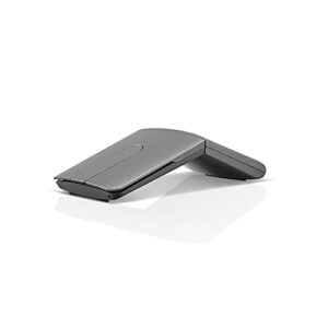 Lenovo Yoga Mouse with Laser Presenter, 2.4GHz Wireless Nano Receiver & Bluetooth 5.0, Award-Winning Ergonomic V-Shape, Adjustable 1600 DPI, Optical Mouse, GY50U59626, Iron Grey, gray