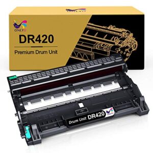 onlyu compatible drum unit replacement for brother dr420 dr 420 for brother hl-2270dw hl-2280dw hl-2230 hl-2240 mfc-7360n mfc-7860dw dcp-7065dn intellifax 2840 2940 printer (1 pack)