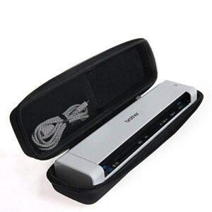 hermitshell travel case for brother ds-640 / ds-740d / ds-720d duplex compact mobile document scanner