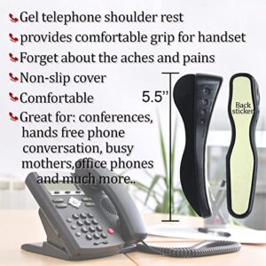 Tribello Telephone Shoulder Rest, Gel Padded Phone Cushion for handset Phones, Comfort & Support for Hands Free Phone Conversations