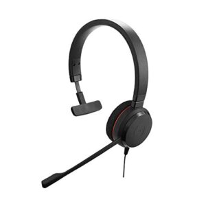 jabra evolve 20 uc mono wired headset/music headphones