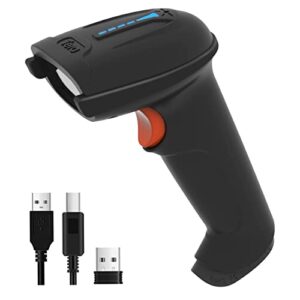 tera barcode scanner wireless and wired with battery level indicator 1d 2d qr digital printed bar code reader cordless handheld barcode scanner compact plug and play model d5100