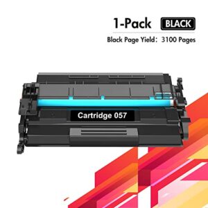 057 057H CRG-057 Black Toner Cartridge 3009C001 1-Pack Replacement for Canon 057 Toner Cartridge for Canon imageCLASS MF445dw MF448dw MF449dw LBP226dw LBP227dw MF440 MF445 LBP220 Series Printer Ink