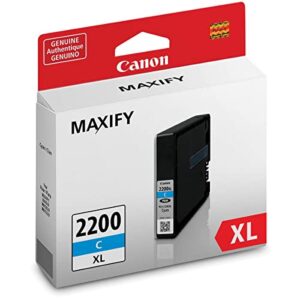 canonink maxify pgi-2200 xl cyan pigment ink tank