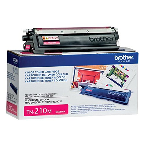 Brother TN-210 Black Cyan Magenta Yellow Toner Cartridge Set (TN210BK, TN210C, TN210M, TN210Y)