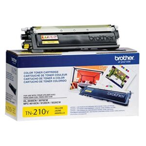 Brother TN-210 Black Cyan Magenta Yellow Toner Cartridge Set (TN210BK, TN210C, TN210M, TN210Y)