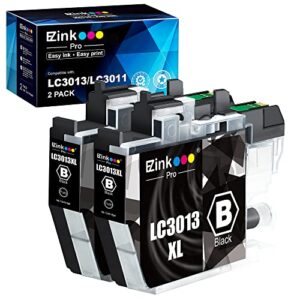 e-z ink pro lc3013bk lc3011bk compatible ink cartridge replacement for brother lc3013 lc3011 lc-3013 compatible with mfc-j491dw mfc-j497dw mfc-j895dw mfc-j690dw (2 black)