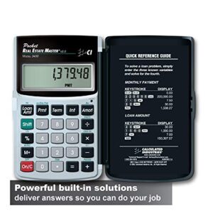 Calculated Industries 3400 Pocket Real Estate Master Financial Calculator