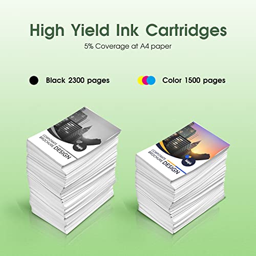 950XL Ink Cartridges Replacement for HP 950XL 951XL Combo Pack Use with HP OfficeJet Pro 8600 8610 8620 8100 8630 8660 8640 8615 8625 276DW 251DW 271DW Printer (4-Pack)