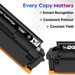 ONLYU Compatible Toner Cartridge Replacement for Canon 046 046H CRG-046H for Color ImageCLASS MF733Cdw MF731Cdw MF735Cdw LBP654Cdw MF733 MF731 Printer Ink (Black Cyan Magenta Yellow, 4 Pack)