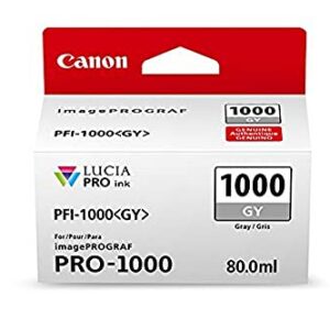 CanonInk Lucia PRO PFI-1000 Gray Individual Ink Tank