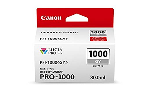 CanonInk Lucia PRO PFI-1000 Gray Individual Ink Tank