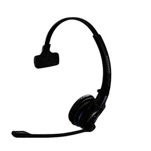 Sennheiser MB Pro 1 UC ML (506043) - Single-Sided, Dual-Connectivity, Wireless Bluetooth Headset | For Desk/Mobile Phone & Softphone/PC Connection| w/ HD Sound & Skype for Business Certified (Black)