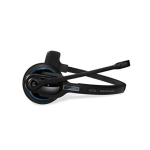 Sennheiser MB Pro 1 UC ML (506043) - Single-Sided, Dual-Connectivity, Wireless Bluetooth Headset | For Desk/Mobile Phone & Softphone/PC Connection| w/ HD Sound & Skype for Business Certified (Black)