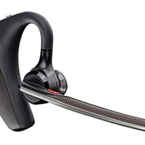 Plantronics - Voyager 5200 Office(Poly) - Bluetooth Over-the-Ear (Mono) Headset - Sound Guard-Noise Canceling Mic-Connects to Deskphone/PC Mac-Works with Teams (Certified), Zoom & more