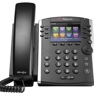 Polycom VVX 400 Series Business Media Phone POE (Power Supply Included) (Renewed)