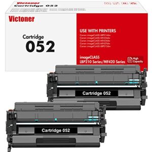 052 toner cartridge compatible replacement for canon 052 052h toner cartridge for canon imageclass mf424dw mf426dw mf429dw lbp215dw lbp214dw printer (black, 2-pack)