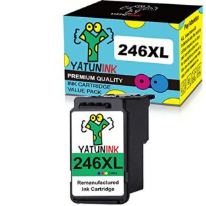 yatunink remanufactured 246 color ink cartridge replacements for canon cl-246xl 246 xl 246xl cl-244 color ink cartridge for canon pixma mx492 mx490 tr4520 mg2522 ts3122 mg2922 mg3022 printer(1 color)