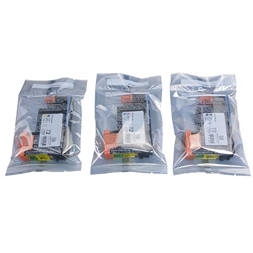 Wenon 3 Pack 72 Printheads with New Updated Chips Compatible for Designjet T610 T620 T770 T790 T1100 T1120 T1200 T1300 T2300 Printer