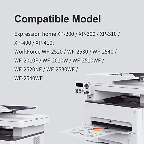 MYTONER Remanufactured Ink Cartridge Replacement for Epson 200XL 200 XL for Expression XP-200 XP-300 XP-310 XP-400 XP-410 Workforce WF-2520 WF-2530 WF-2540 Printer(2 Black,1 Cyan, 1 Magenta,1 Yellow)