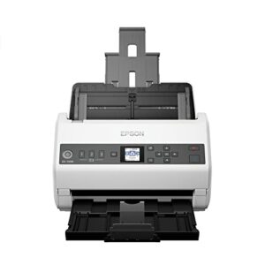 epson ds-730n network color document scanner, 100-page auto document feeder (adf), duplex scanning