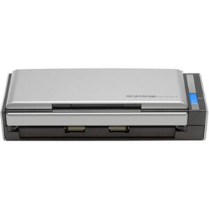 fujitsu scansnap s1300i portable color duplex document scanner for mac or pc, classic