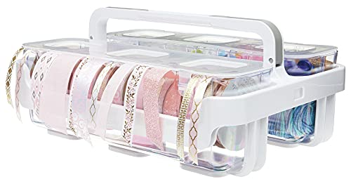 Deflecto Ribbon Dispenser, Clear