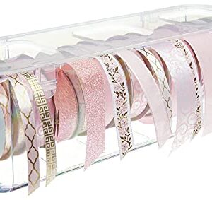 Deflecto Ribbon Dispenser, Clear