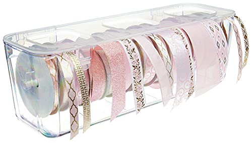 Deflecto Ribbon Dispenser, Clear