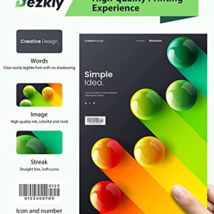 Dezkly High-Yield Ink Cartridge for 65XL, Remanufactured 65XL Ink Cartridge Tri-Color Combo Pack Works with HP AMP 100 120 Series DeskJet 2620 3720 Series Envy 5020 5030 Series N9K03A N9K04A