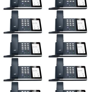 Yealink MP54-TEAMS Edition Desk IP Phone [10 Pack] Cost-Effective IP Phone for Team, 4 inch (800 x 480) Capacitive Touch Screen, PoE, Power Adapter Not Included…