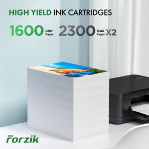 Forzik Compatible 950 XL Ink Cartridge Replacement for HP 950XL 951XL Combo Work for HP OfficeJet Pro 8600 8610 8620 8100 8630 8660 8640 8615 8625 276DW 251DW Printer