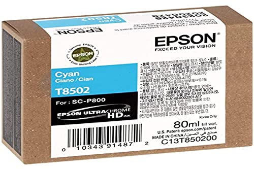 Epson T850200 T850 UltraChrome HD Cyan -Ink
