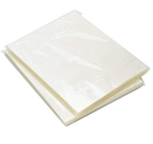 rbhk thermal laminating pouches, 500-pack, 8.9 x 11.4 inches, letter size sheets, clear, 3-mil